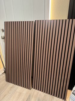 New Wood Slat Acoustic Wall Panels/ studio foam
