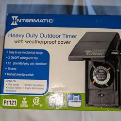 Heavy Duty Outdoor Fountain Timer w/ Cover