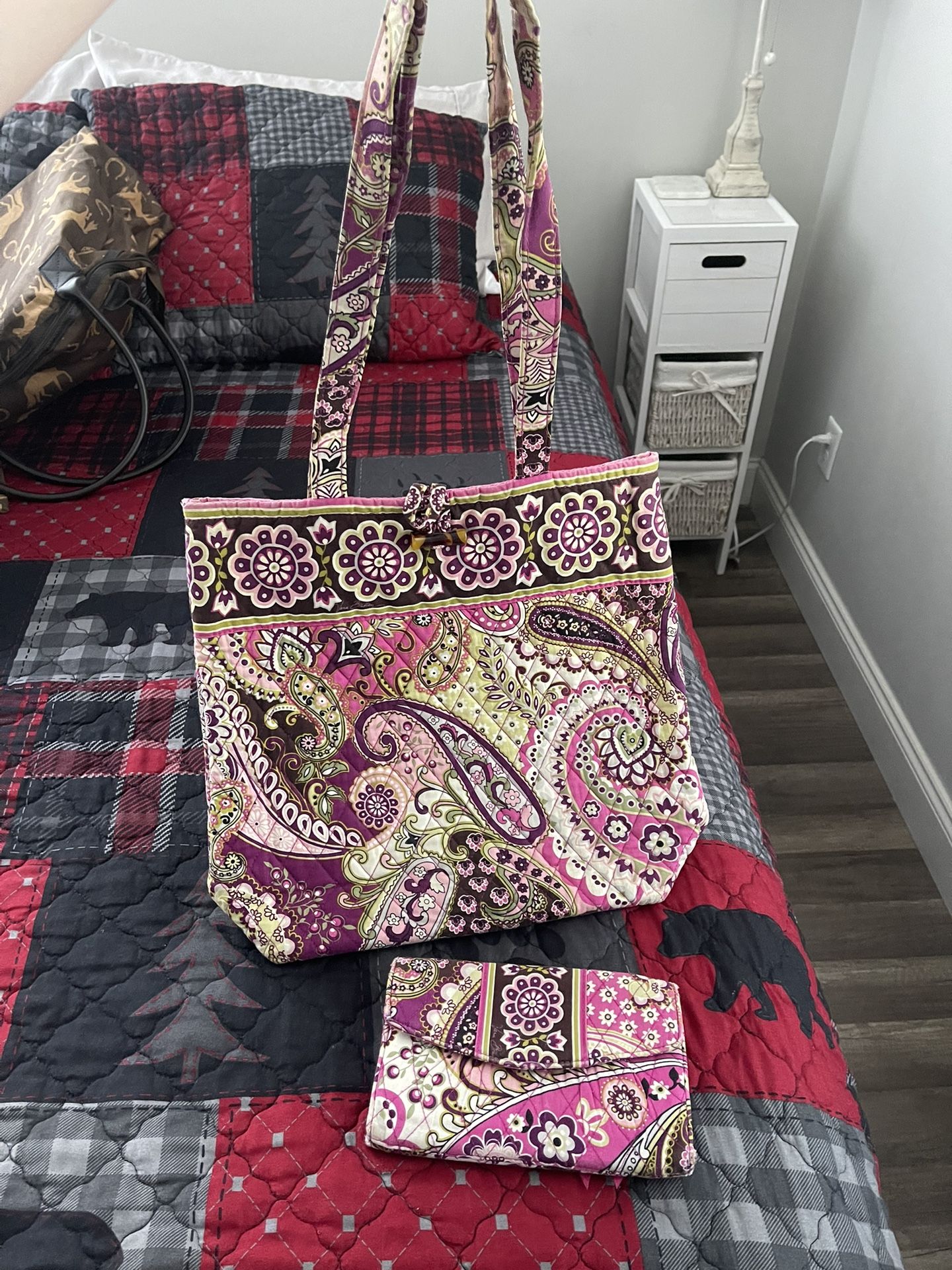 Vera Bradley Purse and Matching Wallet
