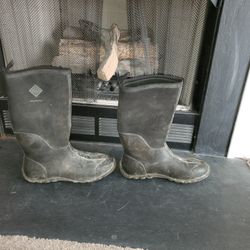 Muck Edgewater Boots Size 13 Used Construction Hunting Fishing Chore 
