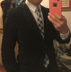 Black Velvet Blazer / Smoking Jacket