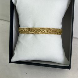 Braided Gold Bracelet