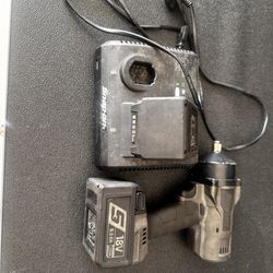 18 V 1/2" Drive MonsterLithium Cordless Impact Wrench Kit (Gun metal)