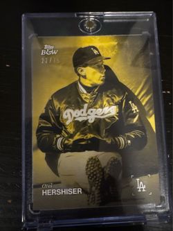 2025 Topps Black & White - Orel Hershiser #077 Yellow /75