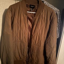 Olive Green Men’s Jacket Forver 21 Used