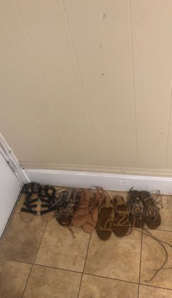 All Sandals Are Size 10,9