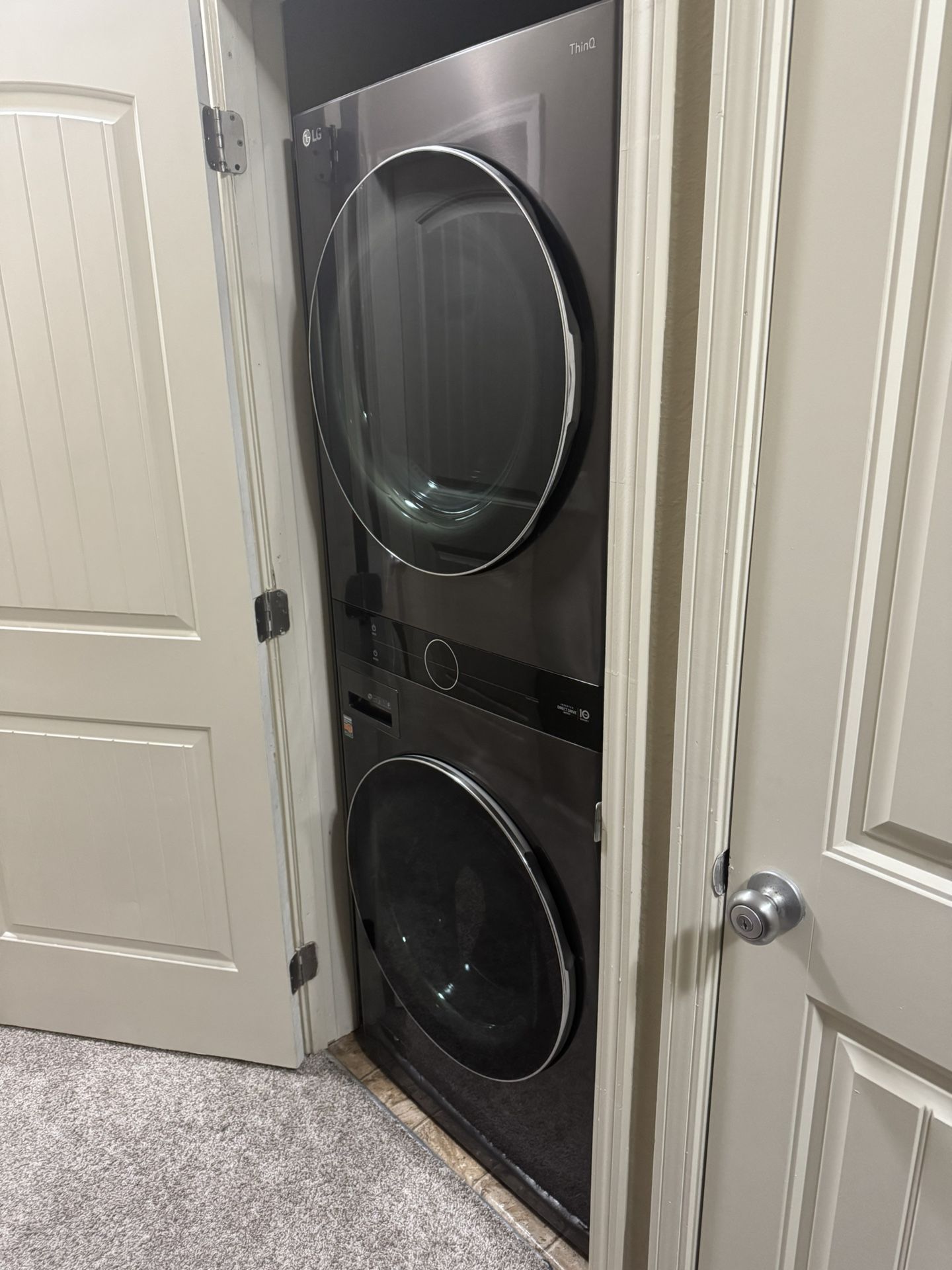 LG wStacked WashTower 4.5 cu ft front load washer 7.5 cu ft front load dryer