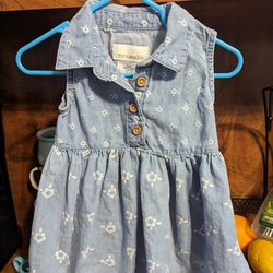 Denim Dress For Baby - 18 Months 