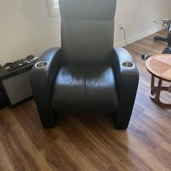 Black Leather Recliner