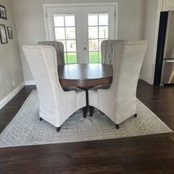 Vintage Claw Foot Table W/ Chairs