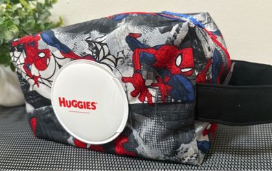 New, Spider-Man Wipes & Diaper Pouch