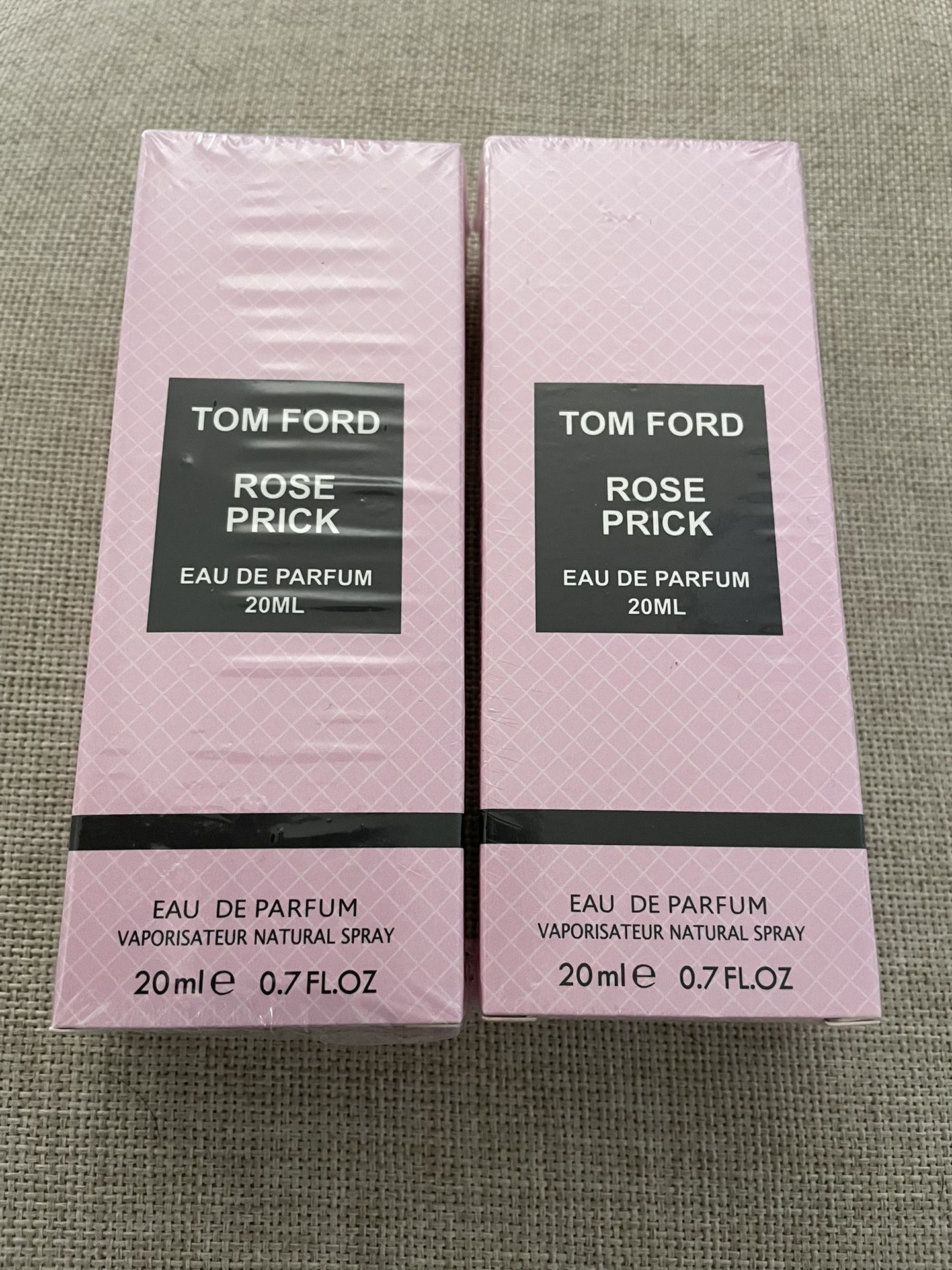 Lot Of 2 New And Sealed Tom Ford Rose Prick Perfume Mini Sprays 0.7 Fl Oz Ea