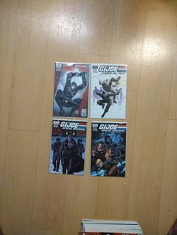 G I Joe Comic Book Lot Of 4