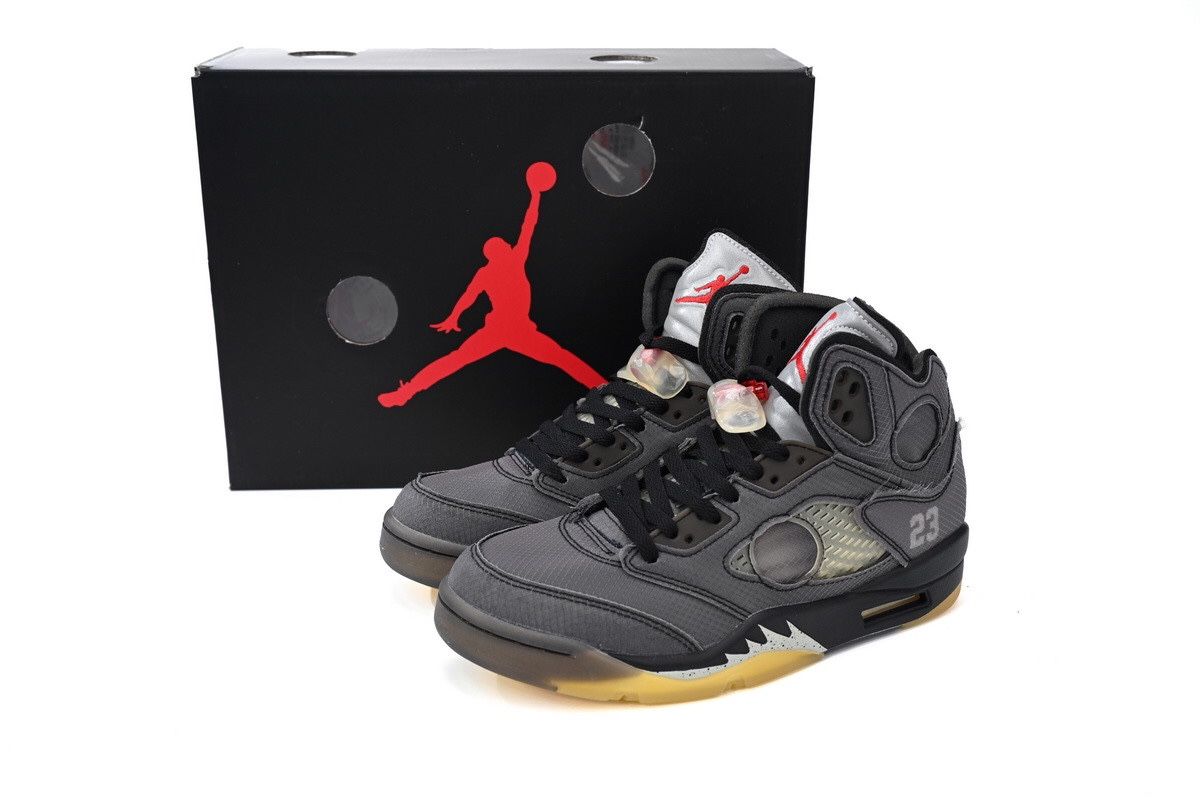 OFF-WHITE x Air Jordan 5 “Ivory” – Size 10.5 – New