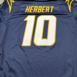 Justin Herbert #10 Chargers Jersey-Navy