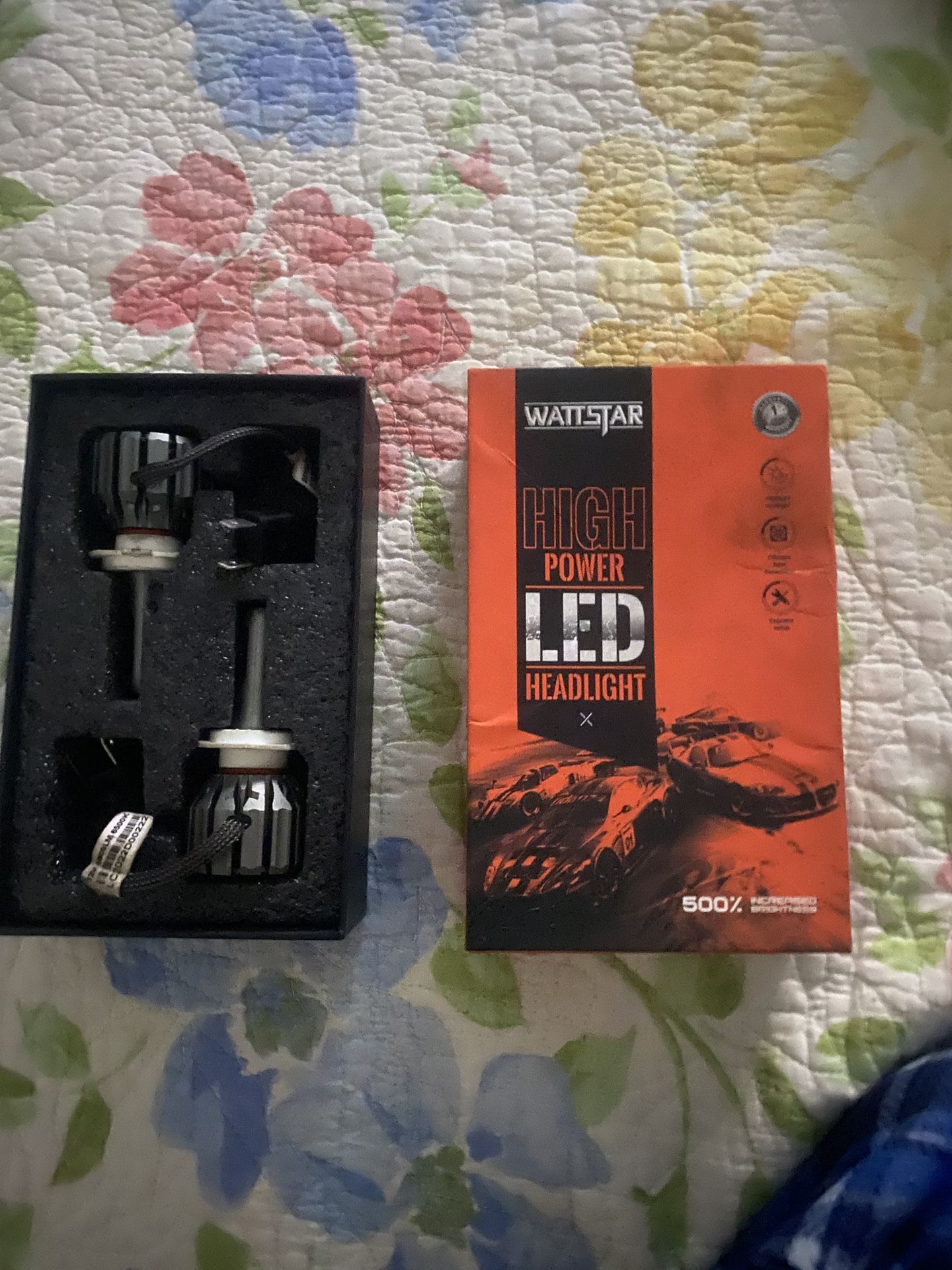 wattstar H7 LED Headlight Bulbs Conversion Kit, 64W Super Bright
