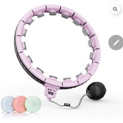 Weighted Hula Hoop,Weight Loss Exercisers,Portable Tape Measure Smart Hula Hoop