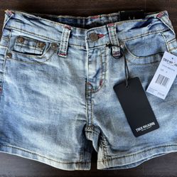 True Religion Girls Shorts-Size 8