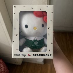 Hello kitty x Starbucks Plushy