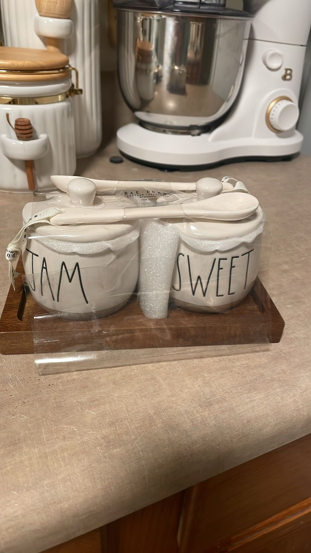 New Rae Dunn Jam And Sweet Jars