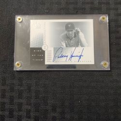 2001 SP Authentic Padraig Harrington Signed Sports Card