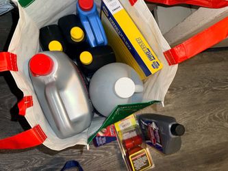 Bag of vehicle repair stuff