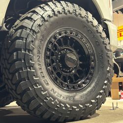 KMC IMS Gloss Black 18” 8x170 W/ 38/13.5/18 Toyo MT