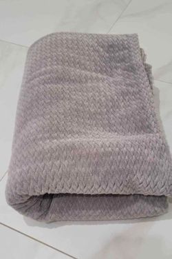 Twin Size Gray Blanket