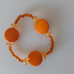 Orange bracelet
