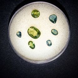 Natural Green Çut Sapphire Gemstones
