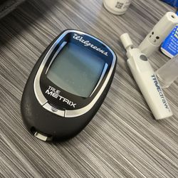 Glucose Monitor And Supplies (sold As A Set)