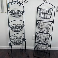 Metal Basket Stands 