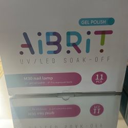 Aibrit Gel Polish LED/UV Nail Lamp – Soak-Off M30 Nail Lamp Set