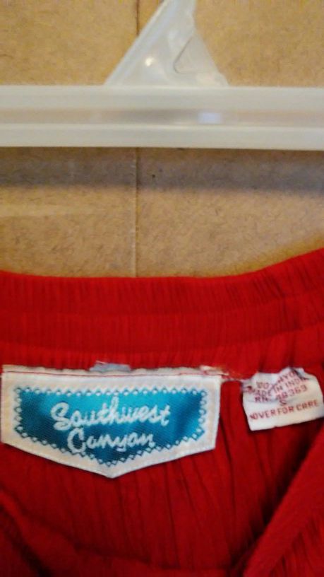 Southwest Canyon Red Skirt Sz Sm $10