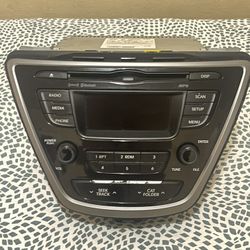 2014-2016 Hyundai Elantra Radio AM FM CD Player (Original)