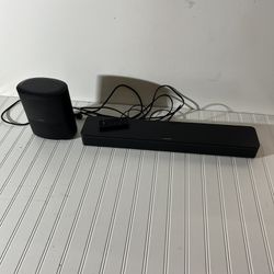 Bose Speaker And Bose Soundbar 