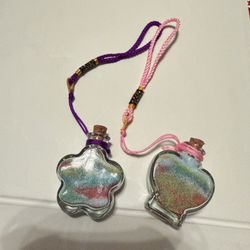 Colorful Sand Art Bottle Keychain
