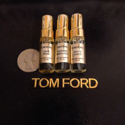 3 Tom Ford Fragrances CAFE ROSE f*cking fabulous WHITE SUEDE