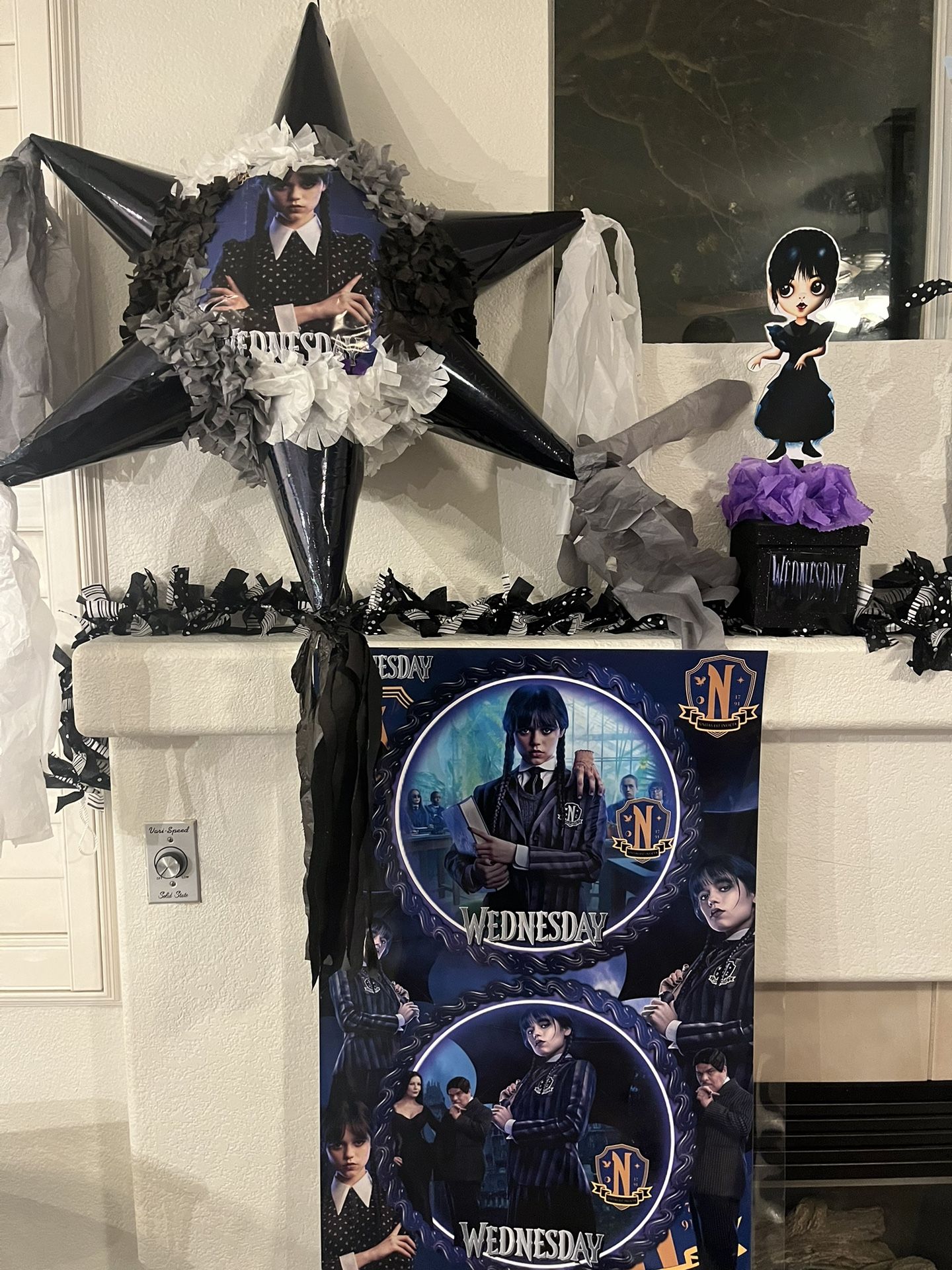Wednesday Party Decor