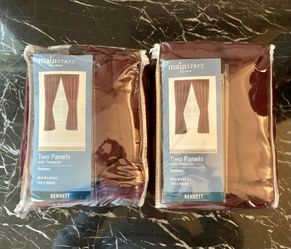 Mainstays Bennett Curtains (2 Sets)
