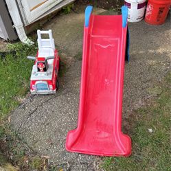 Paw Patrol Fire Truck And Slide 