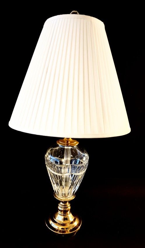 Waterford Pompeii Table Lamp - Fine Cut Crystal - Fantastic Condition!