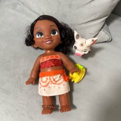 Opened Box Baby Moana Doll 