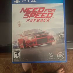 Need for Speed Payback PS4 – Like New – Tested & Works CASH ONLY