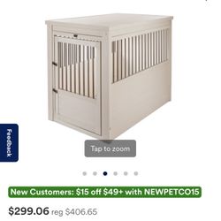 New Age Pet InPlace Antique White Crate, X-Large