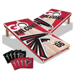 *1 Left Atlanta Falcons Regulation Size 2'x4' Cornhole Game with Bags. Licensed by NFL !Made in USA!