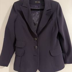 Women’s Blazer – Punt Roma – Classic Dark Blue – Elegant Work Jacket
