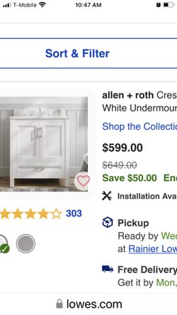 30” Vanity New In Box