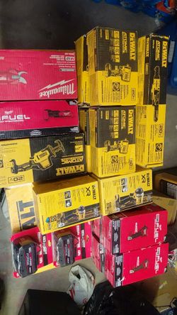 Milwaukee M18 & DeWalt 20VMax  Tools. Any Tool $120
