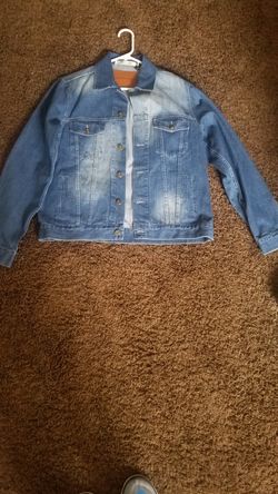 Brand new mens denim jacket